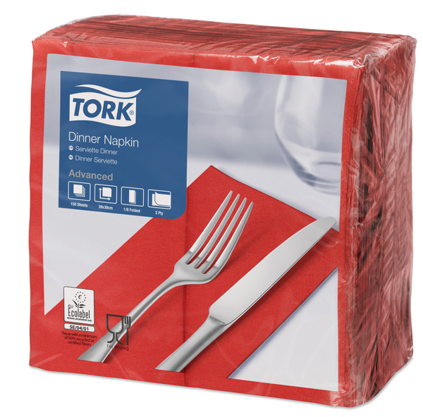 Servietten Lunch Rot