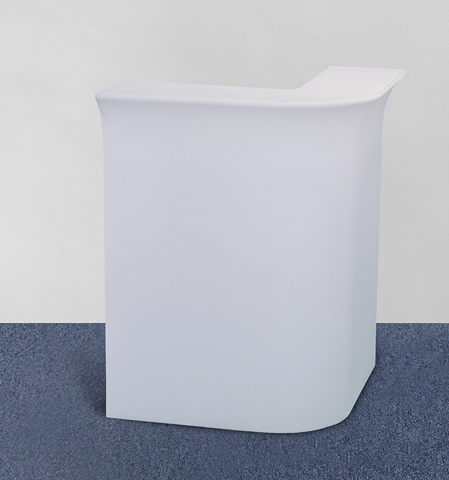 Barelement mieten Weiss Ecke