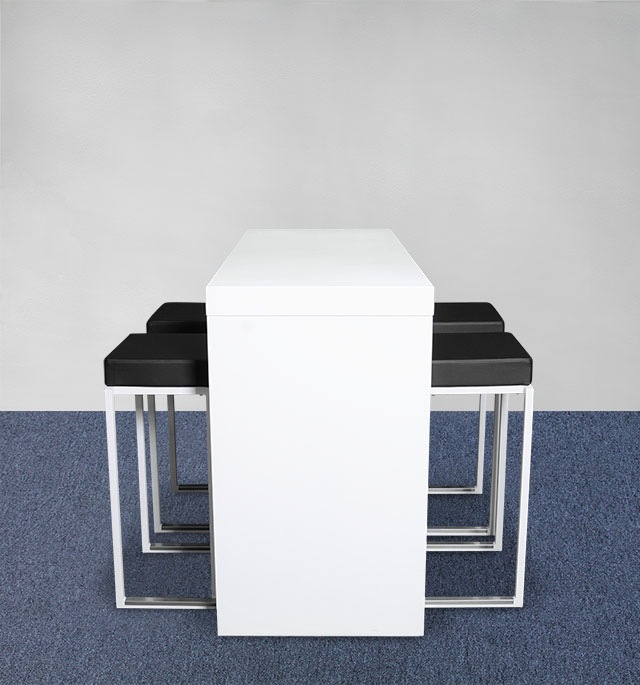 Hochtisch 4er Set NJMT Schwarz