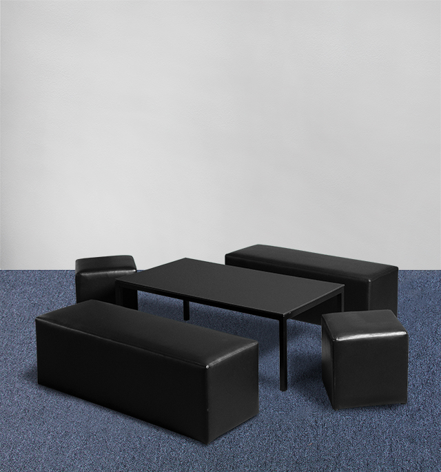 Lounge Set Mini Schwarz