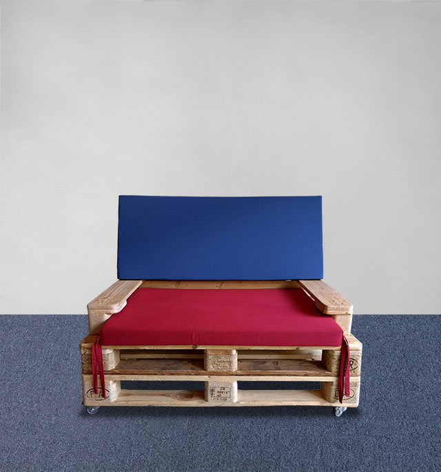 Paletten Loungesofa leihen