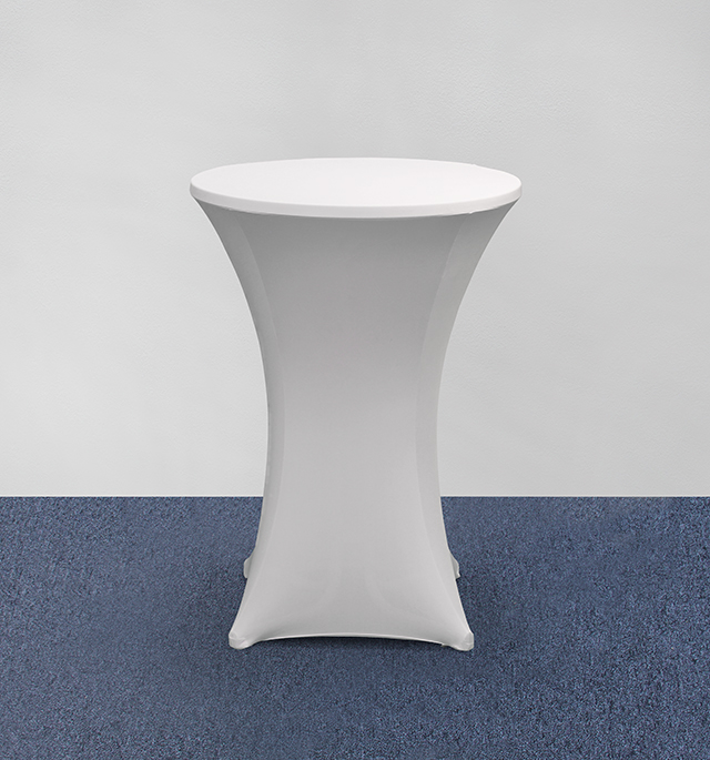 Stehtisch Stretch Hussen 80cm kaufen Weiss