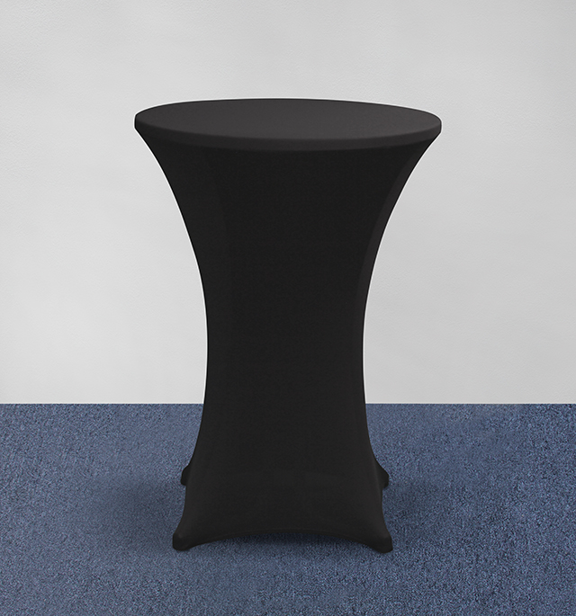 Stehtisch Stretch Hussen 80cm kaufen Schwarz
