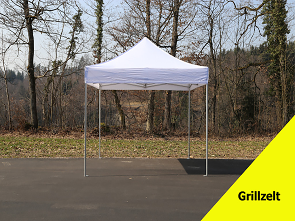 Grillzelt mieten 3×3m Weiss