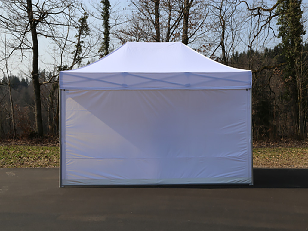Seitenwand leihen 4.5m Standard Weiss