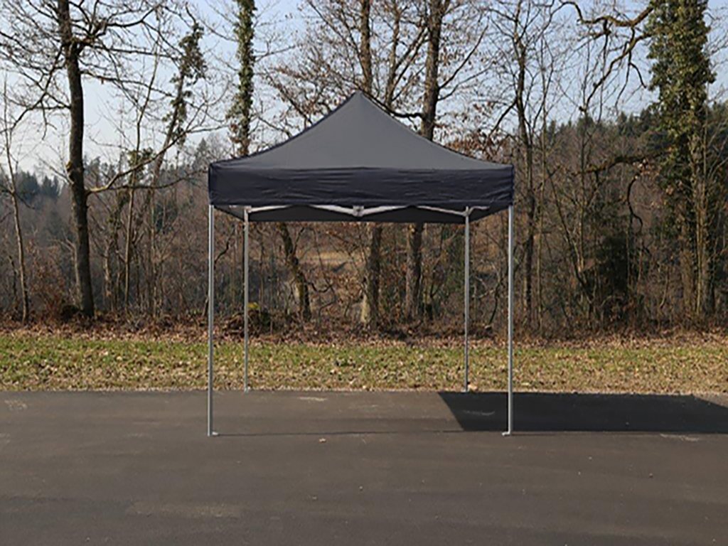 Faltzelt mieten 3×3m Schwarz